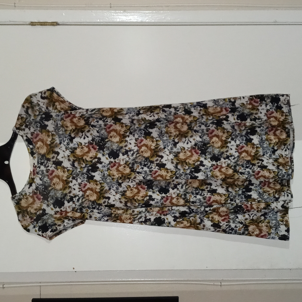 Multi Color Floral Mini Dress